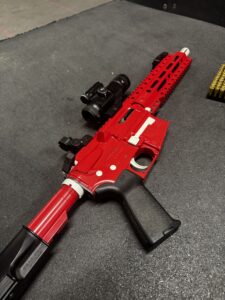 malowanie broni palnej karabinek ar