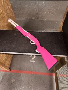 malowanie broni palnej strzelba rozowy